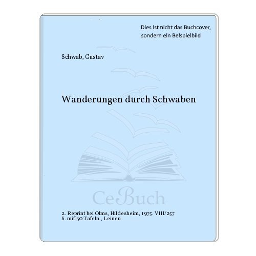 Beispielbild fr Wanderungen durch Schwaben. Das malerische und romantische Deutschland ; Bd. [2] zum Verkauf von Versandantiquariat Schfer