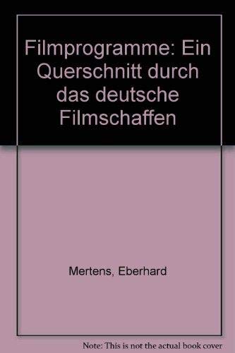 Filmprogramme - Ein Querschnitt durch das deutsch Filmschaffen Band1 - 1930 - 1939 - zusammengest...