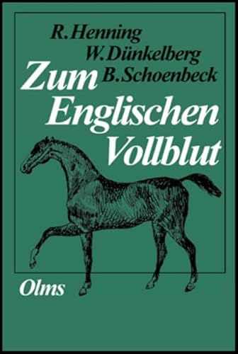 Beispielbild fr Zum englischen Vollblut zum Verkauf von medimops