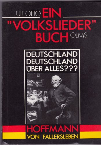 9783487082585: Ein "Volkslieder" Buch. Deutschland Deutschland ber alles