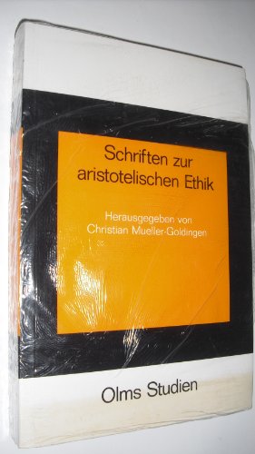 Stock image for Schriften zur aristotelischen Ethik (Olms Studien) for sale by HPB-Red