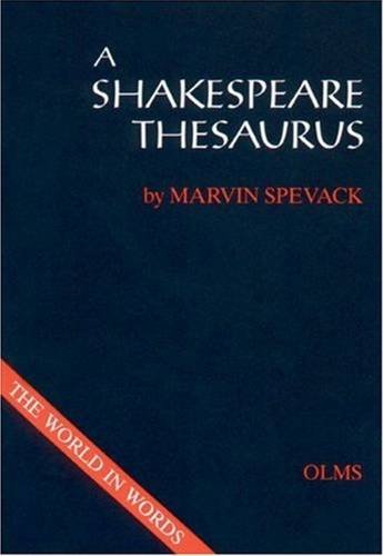 9783487097756: Shakespeare Thesaurus: Textgestaltung: H Joachim Neuhaus (Shakespeare Database)