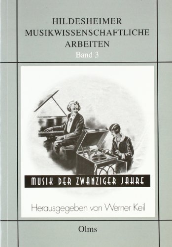 9783487102634: Musik der zwanziger Jahre