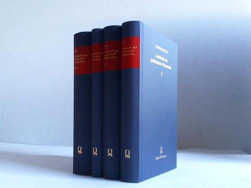 9783487103358: Lehrbuch der politischen Oekonomie. Mit einer Einleitung herausgegeben von Bertram Schefold. 3 Bnde in 4 Bnden