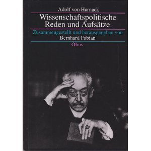 Wissenschaftspolitische Reden und Aufsätze. Zusammengestellt und hrsg. von Bernhard Fabian (A. v....