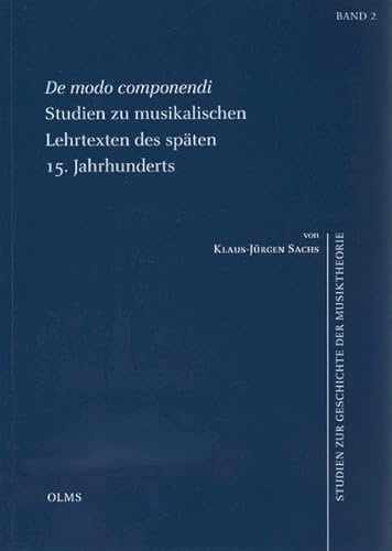 Beispielbild fr De modo componendi. zum Verkauf von SKULIMA Wiss. Versandbuchhandlung