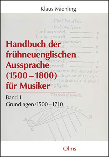 Stock image for Handbuch der frhneugeschichtlichen Aussprache (1500-1800) fr Musiker. 2 Bnde for sale by Celler Versandantiquariat