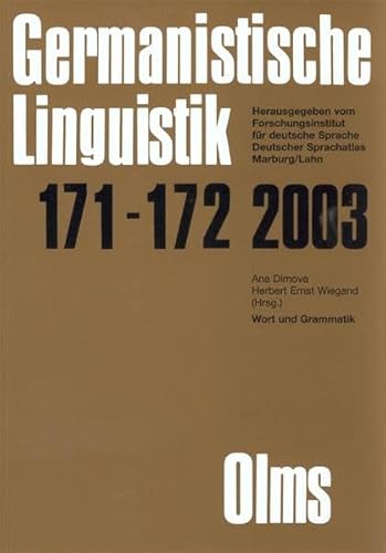 9783487119649: Germanistische Linguistik / Wort und Grammatik Festschrift fr Pavel Petkov anlsslich seiner Emeritierung