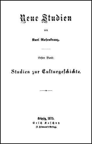 9783487120607: Neue Studien. 4 Bde.