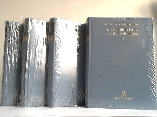 9783487121086: Die christliche Lehre von der Dreieinigkeit und Menschwerdung Gottes in ihrer geschichtlichen Entwicklung: Erster Theil: Das Dogma der alten Kirche bis zur Synode von Chalcedon