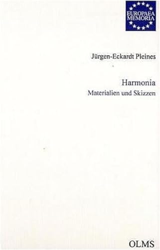 Harmonia: Materialien Und Skizzen (German Edition) (9783487126517) by Pleines, Jurgen-Eckardt