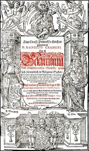 Beispielbild fr Das Groe Pomrische Kirchen-Chronicon. Nachdruck der Ausgabe Alt-Stettin 1628. zum Verkauf von Bojara & Bojara-Kellinghaus OHG