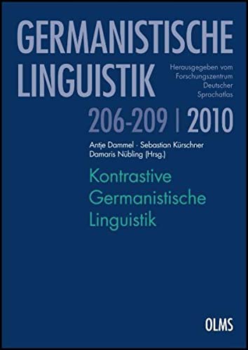 Kontrastive Germanistische Linguistik : 2 Bände., Germanistische Linguistik 206-209/2010 - Damaris Nübling