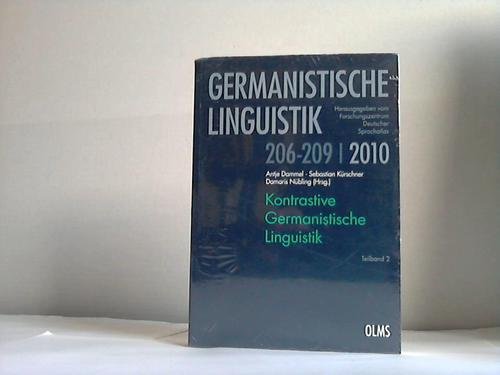9783487144207: Kontrastive germanistische Linguistik 206 - 209, Teilband 2