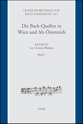 9783487144214: Die Bach-Quellen in Wien und Alt-sterreich, Band 1 und 2. Zwei Bnde