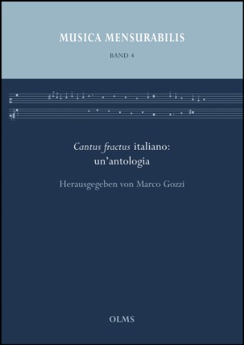 9783487147215: Cantus fractus italiano. Un 'antologia