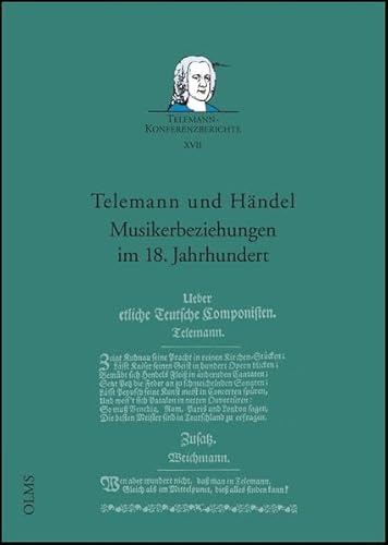 Stock image for Telemann Und Hndel - Musikerbeziehungen Im 18. - Brit Reipsch for sale by Travis & Emery Music Bookshop ABA