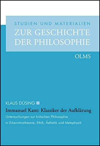 Stock image for Immanuel Kant: Klassiker der Aufklrung. for sale by SKULIMA Wiss. Versandbuchhandlung