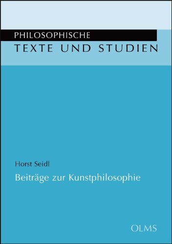 Beispielbild fr Beitrge zur Kunstphilosophie. zum Verkauf von SKULIMA Wiss. Versandbuchhandlung