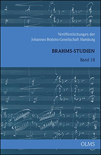 9783487156484: Brahms-Studien Band 18