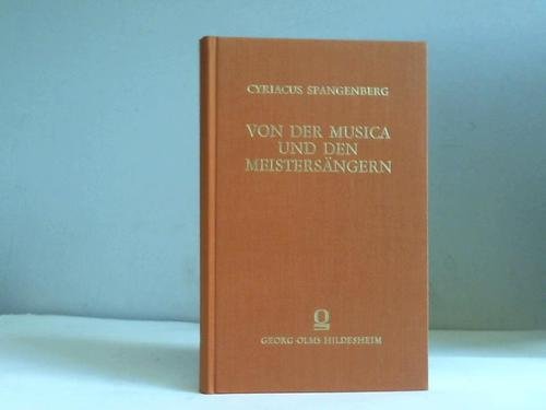 Beispielbild fr Von der Musica und den Meistersngern. zum Verkauf von SKULIMA Wiss. Versandbuchhandlung