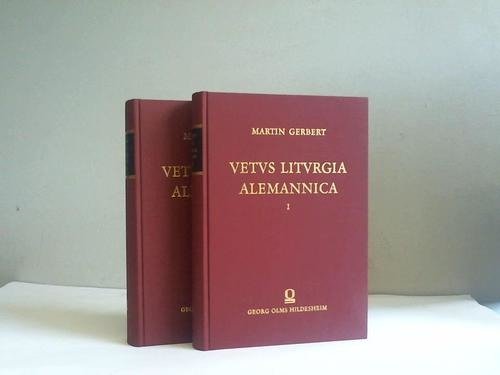 Beispielbild fr Vetus liturgia alemannica. zum Verkauf von SKULIMA Wiss. Versandbuchhandlung