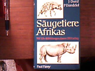 Imagen de archivo de Sugetiere Afrikas. Ein Taschenbuch fr Zoologen und Naturfreunde. a la venta por Antiquariat im Lenninger Tal