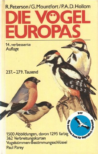 Beispielbild fr Die Vgel Europas. Ein Taschenbuch fr Ornithologen und Naturfreunde ber alle in Europa lebenden Vgel zum Verkauf von medimops