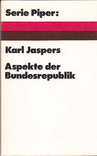 9783492003230: Aspekte der Bundesrepublik.