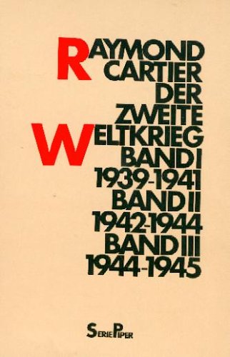 Beispielbild fr Der zweite Weltkrieg I/ III. Enthlt die Bnde 281-283.: 3 Bde. zum Verkauf von medimops