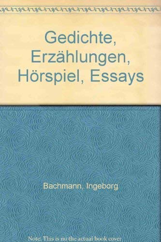 Imagen de archivo de Gedichte - Erzhlungen - Hrspiel - Essays a la venta por Antiquariat Weber