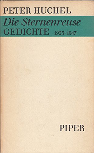 Beispielbild fr Die Sternenreuse. Gedichte 1925-1947 zum Verkauf von Versandantiquariat Felix Mcke