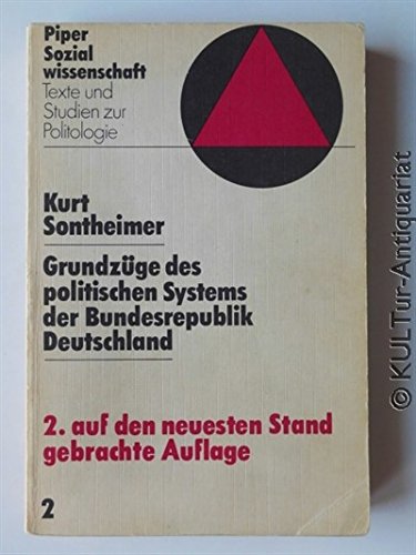 Imagen de archivo de Grundzge des politischen Systems der Bundesrepublik Deutschland a la venta por Buchstube Tiffany
