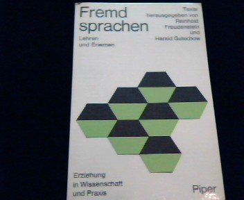 Beispielbild fr Fremdsprachen : lehren und erlernen, Texte. Erziehung in Wissenschaft und Praxis , 16, zum Verkauf von Antiquariat Peda