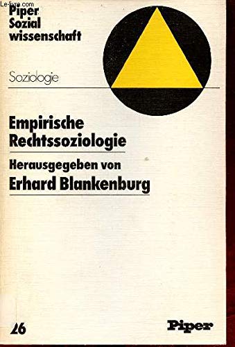 Beispielbild fr Empirische Rechtssoziologie zum Verkauf von medimops