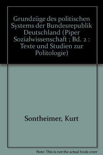 Stock image for Grundzuge Des Politischen Systems Der Bundesrepublik Deutschland for sale by Priceless Books