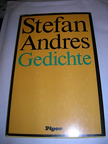 Stefan Andres Gedichte