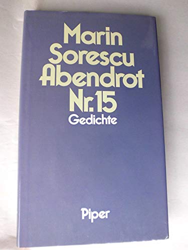 Beispielbild fr Abendrot Nr. 15 zum Verkauf von medimops