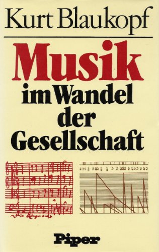 Beispielbild fr Musik im Wandel der Gesellschaft. Grundzge der Musiksoziologie. zum Verkauf von Worpsweder Antiquariat