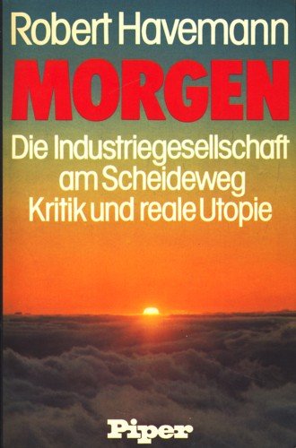9783492026178: Morgen: Die Industriegesellschaft am Scheideweg : Kritik und reale Utopie (German Edition)