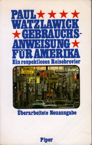 Imagen de archivo de Gebrauchs Anweisung Fur Amerika a la venta por More Than Words