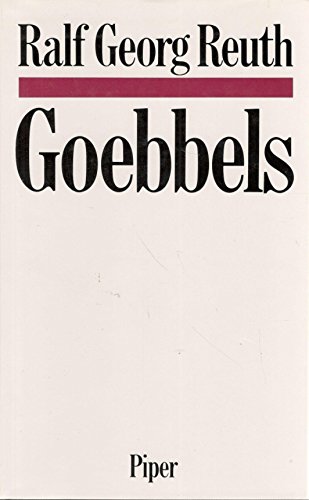 9783492031837: Goebbels. Mit 33 fotos. Testo in tedesco.