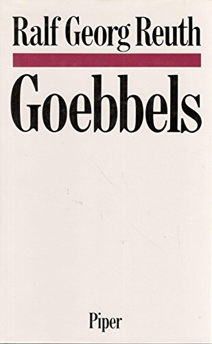 9783492031837: Goebbels (German Edition)