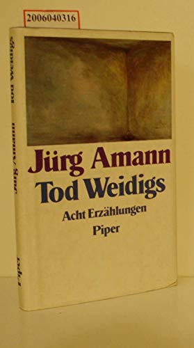 Tod Weidigs: Acht Erza?hlungen (German Edition)
