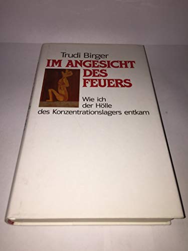 Beispielbild fr Im Angesicht des Feuers [Hardcover] Birger, Trudi zum Verkauf von tomsshop.eu