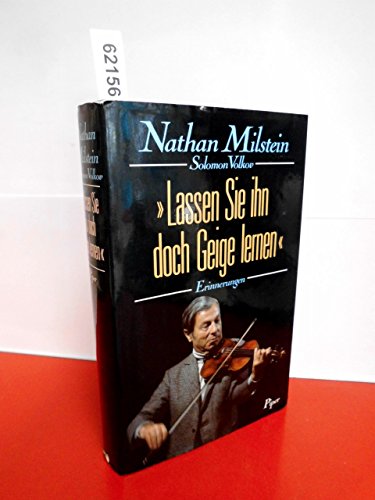 Beispielbild fr Lassen Sie ihn doch Geige lernen. Erinnerungen zum Verkauf von Antiquariat Nam, UstId: DE164665634