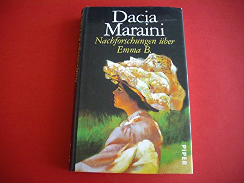 NACHFORSCHUNGEN ÜBER EMMA B. - Maraini, Dacia