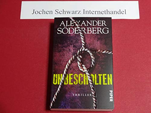 Imagen de archivo de Unbescholten: Thriller a la venta por medimops