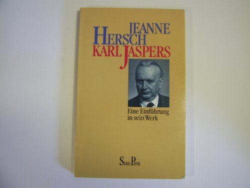 Beispielbild fr Karl Jaspers: Eine Einfuhrung in Sein Werk zum Verkauf von Anybook.com