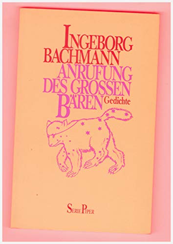 Stock image for Anrufung des Grossen Baren for sale by pompon